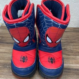 Marvel spiderman light-up Snow Boots